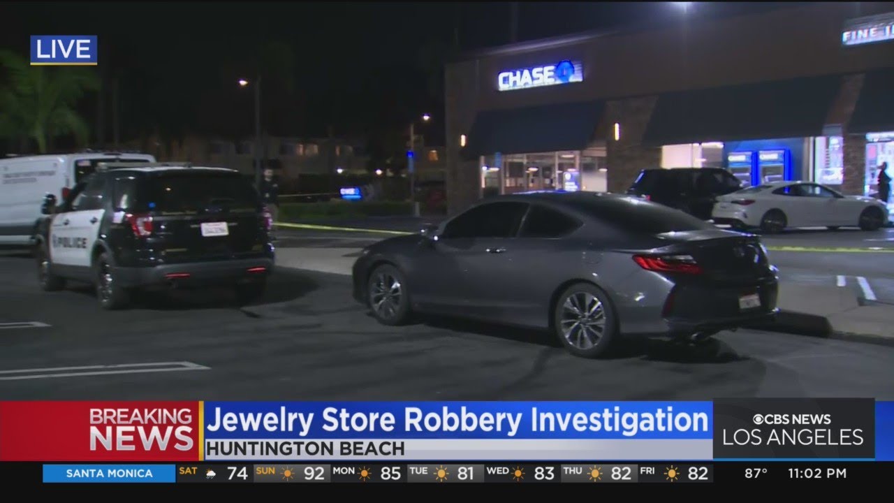 Attempted robbery at jewelry store in Huntington Beach turns into shootout after owner returns fire