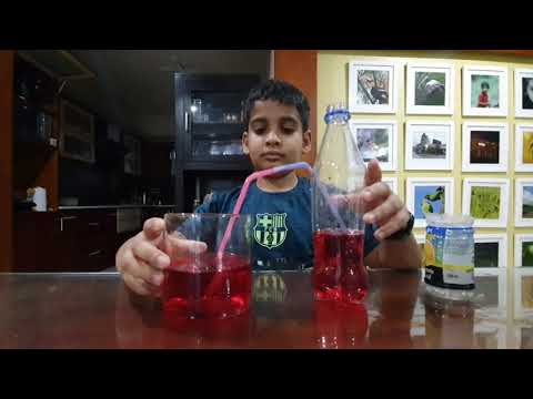 science experiment : principle of siphon #science_experiments  #experiements