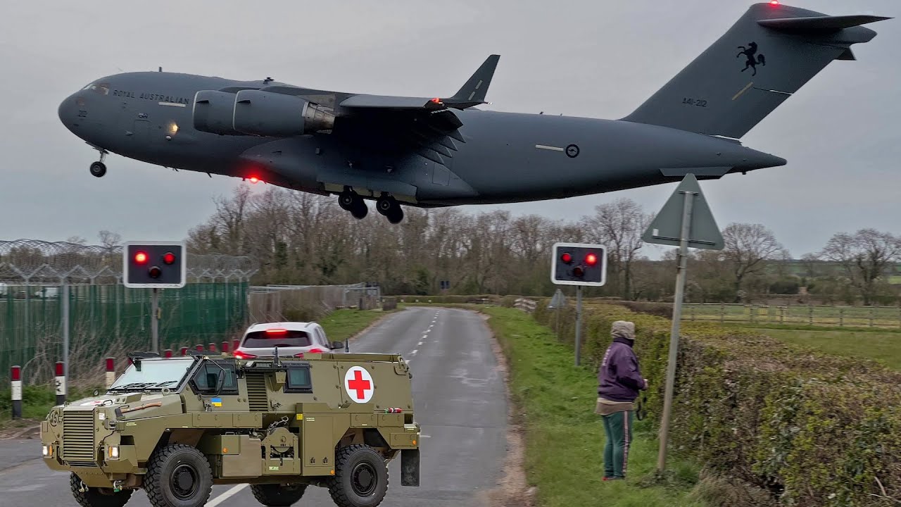 Transport aircraft at Brize Norton