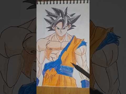 Goku ultra ki drawing #anime #ishantarts