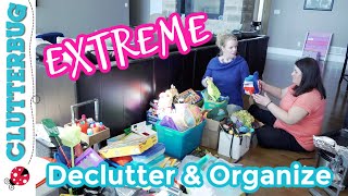 Extreme Declutter and Organize with Me  Messy Makeover #3