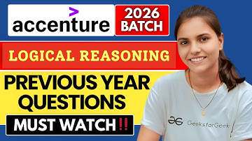 Accenture Logical Reasoning Previous Year Questions | Accenture Cognitive Assessment Questions #job