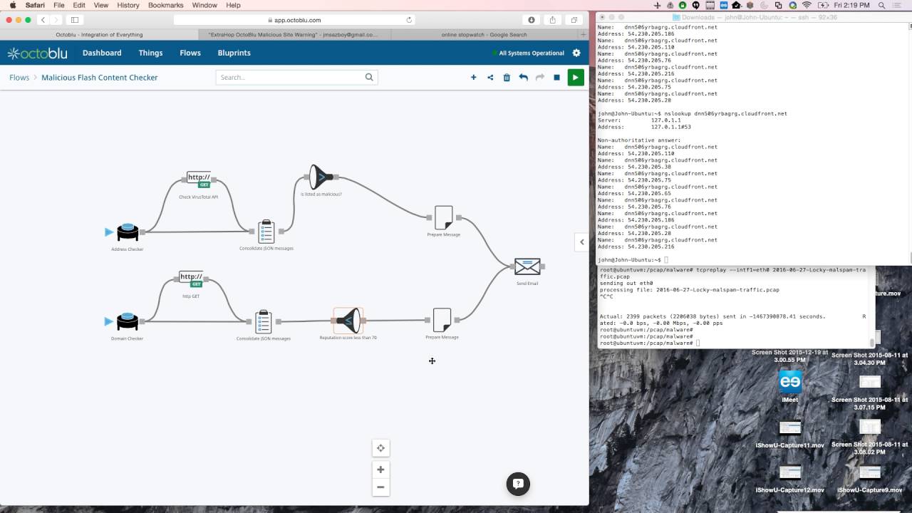 ExtraBlu: Tracking malicious DNS queries in Real Time