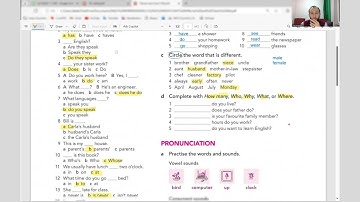 English File, Elementary, Revise and Check, Unit 3 and 4