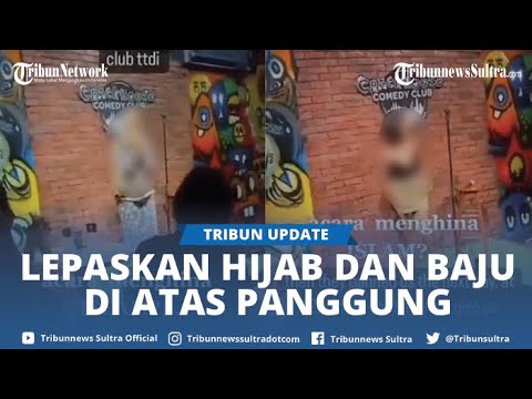 Viral Aksi Komika Asal Malaysia Tanggalkan Hijab Dan Pakaiannya Di Atas Panggung Tuai Konvtroversi