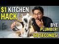 Pour This $1 Kitchen Mix Down Your Drain. Watch What Happens in 60 Seconds. Plumbers HATE This