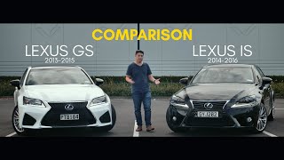 LEXUS GS vs LEXUS IS  INDEPTH COMPARISON!!!