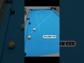 Cue ball control with 2 rail #8BallPool#9BallPool#PoolGame#Billiards#CueSports #ShortsViral