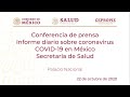 Informe diario sobre coronavirus COVID-19 en México. Secretaría de Salud. Jueves 22 de octubre, 2020