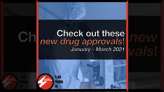 US FDA Novel Drug Approvals (January - March 2021)