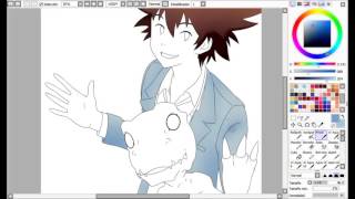 Digimon Adventure Tri / Tai & Agumon Speed Paint