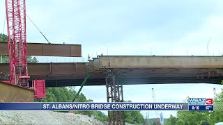 St. Albans/Nitro bridge construction underway