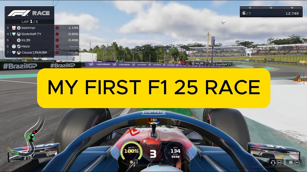 From Drift Tracks to F1 25 | First Race Experience (Noob POV)