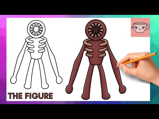 COMO DESENHAR FIGURE DO ROBLOX DOORS  how to draw figure from roblox doors  