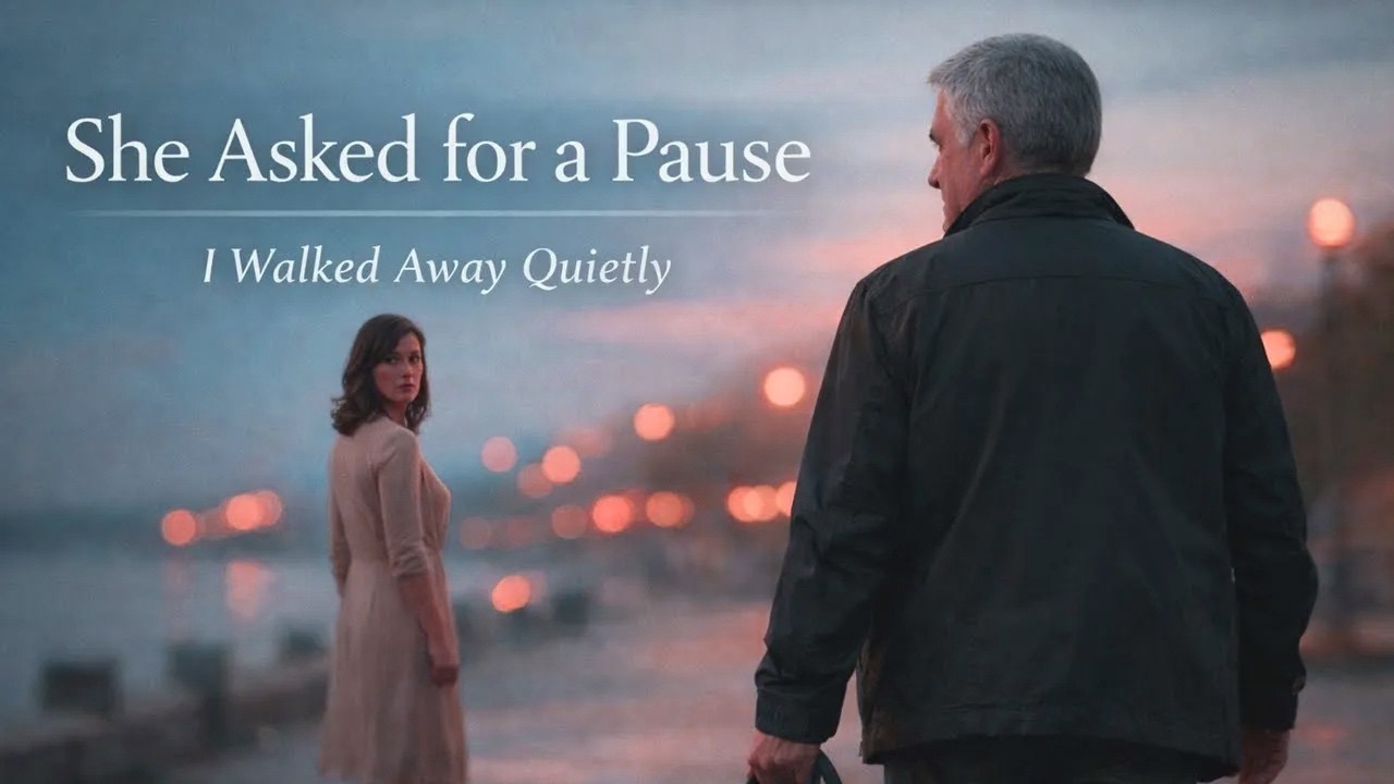 She Asked for a “Pause” Before the Wedding — I Chose to Walk Away Quietly
