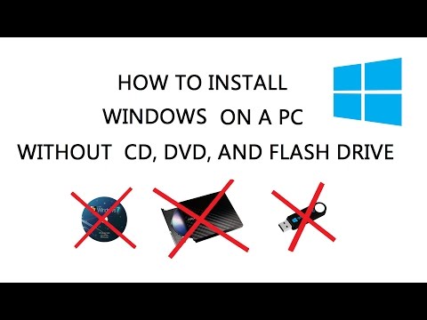 Video: Hoe Installeer Ik Windows Zonder Een Cd-station