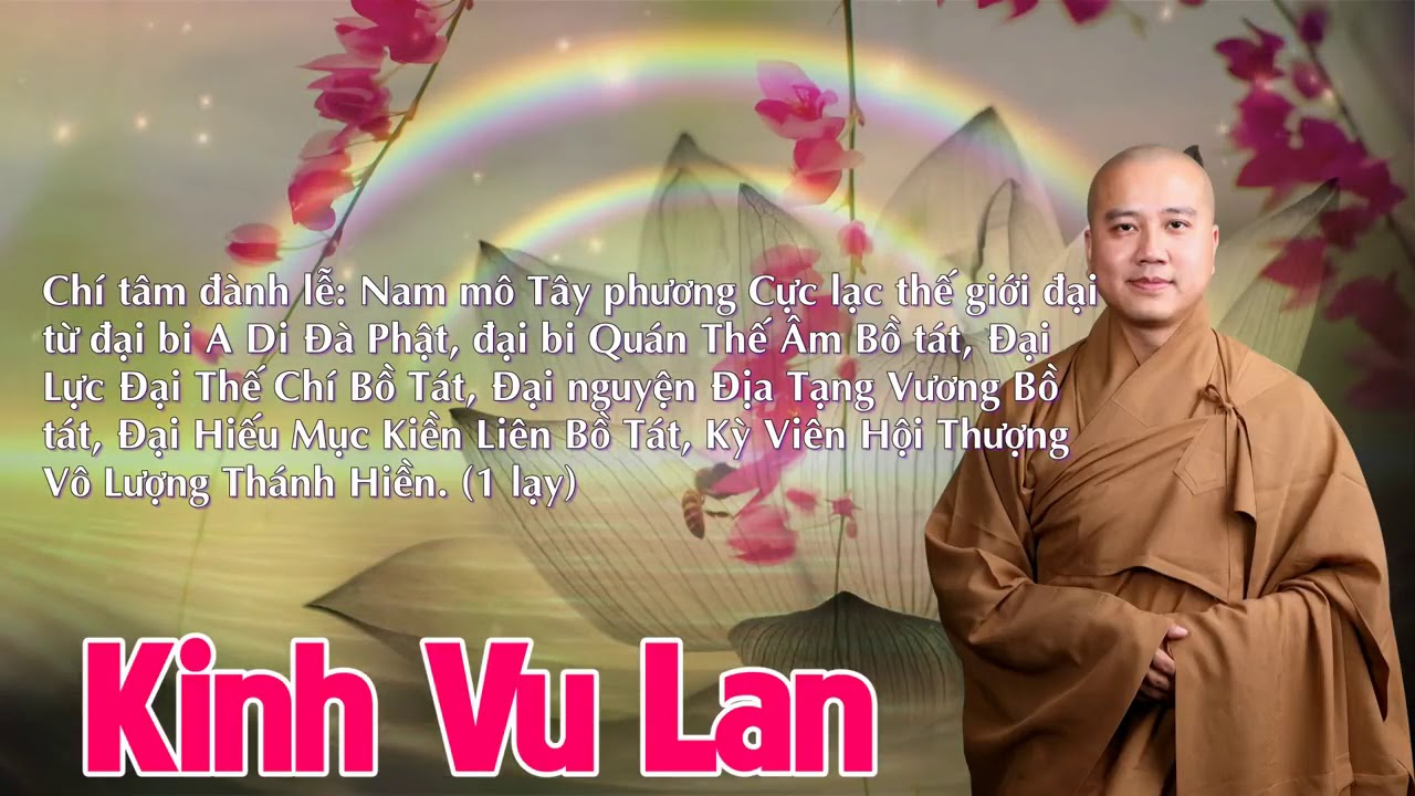 Tụng Kinh Vu Lan Báo Hiếu Cha Mẹ có chữ chạy To, dễ đọc Thầy Thích Pháp Hòa Tụng