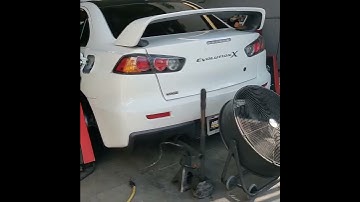 386 hp stock turbo minor bolts ons. Evo x on the Dyno