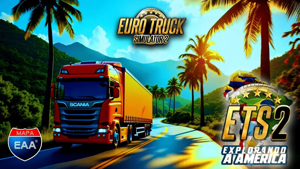 ETS2 Nova atualização do mapa EAA 1.56 | ETS2 New Update The EAA Map 1.56