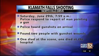 Two dead after shooting in Klamath Falls
