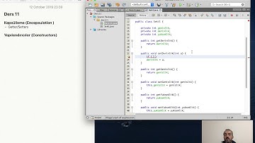 Sıfırdan JAVA Eğitimi-11 Encapsulation - Kapsülleme