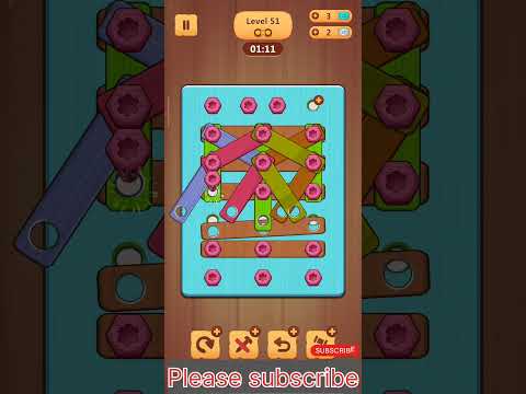 Wood nuts and bolts puzzle level 51 #gameplay #gaming #games