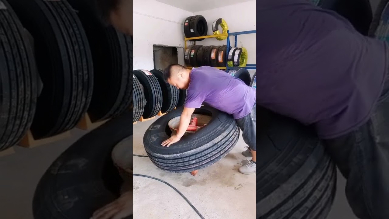 Pneumatic tyre removal machinery, good machinery and good tools to save time and effort