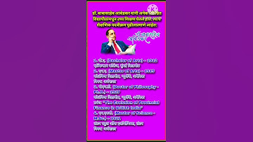 बाबासाहेबांचा अद्भुत शिक्षण प्रवास/Degrees of Dr Babasaheb Ambedkar #shorts #bhimjayanti