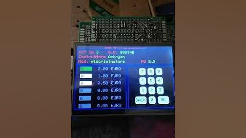 Hopper cctalk su Arduino mega con tft touch.
