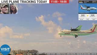LIVE SXM Airport March 28 ✈️ -  Maho Beach Sint Maarten screenshot 1