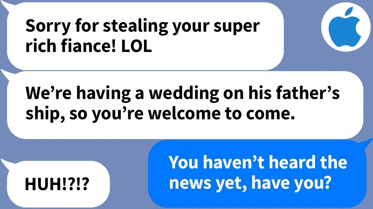【Apple】My friend stole my fiance 10 minutes before our wedding... She thought she won in life, but..