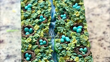 How To Make Bird Nest Soap, with Soap Dough, Silk, and Goatsmilk.