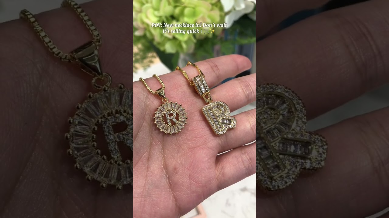 Unique letter necklace for every style 