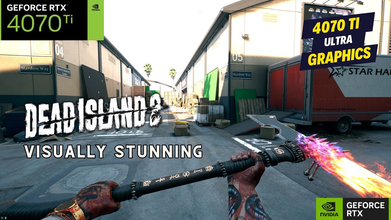 Dead Island 2 - 13 Minutes of 4070Ti 12 GB Absolutely Stunning Ryzen 9 350+ FPS Max 4K Graphic