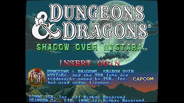 Dungeons & Dragons - Shadow Over Mystara (Capcom 1996) Attract Mode 60fps HQ 4K
