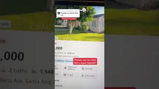 Cuánto cuesta pagar una casa en Santa Ana California #educacionfinanciera #realestate #bienesraices