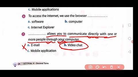 ICT 4 Primary 4 Term 2 Lesson 4 Online Communication Synchronous Communicati Asynchronous Quiz 2023﻿