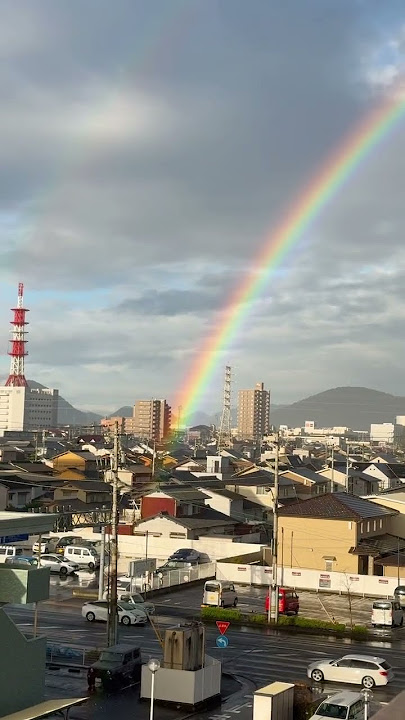Rainbow 🌈 #kagawa #takamatsu #japan #rainbow ow