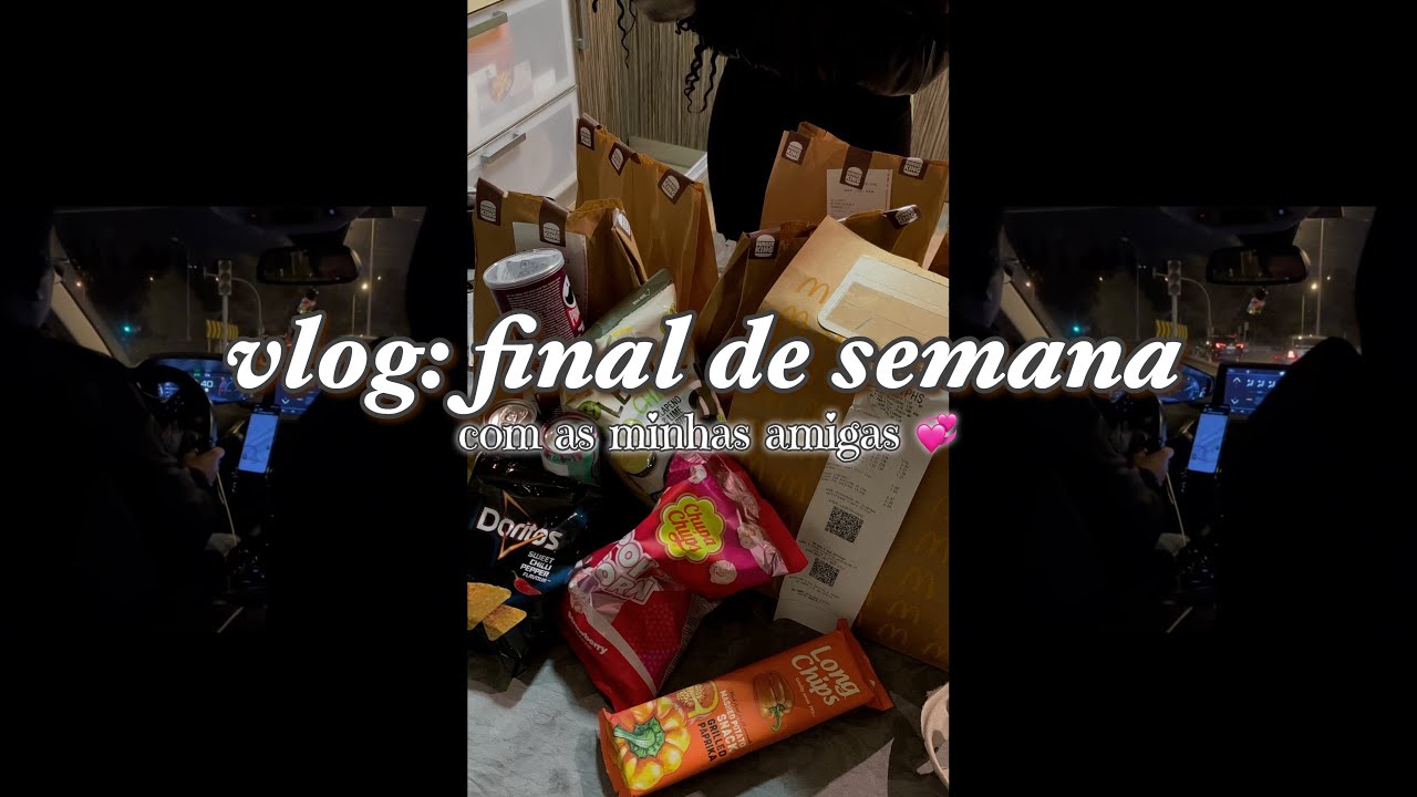 vlog: um final de semana com as minhas amigas *provamos comidas e doces estranhos* ( Zella Mubadi).