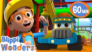 blippi wonders why do construction workers wear hats blippi wonders educational videos for kids