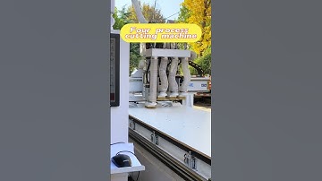 Four processes automatic loading and unloading machine live demonstration#cnccuttingmechine #cnc