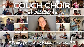 Couch Choir sings "All I Want for Christmas Is You" (Mariah Carey)