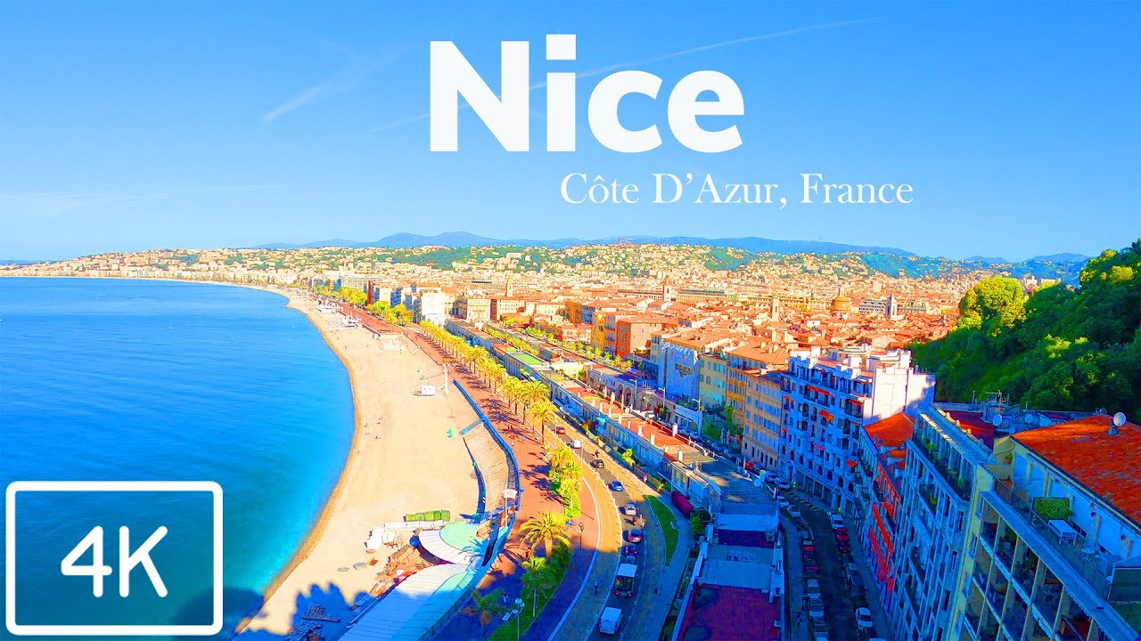 [4K] #French Riviera walking tour: Nice, Top of Castel Hill, France ...