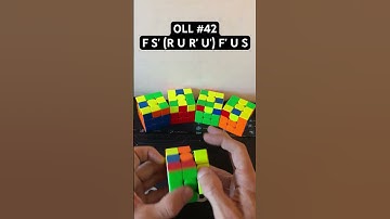 OLL #42 awkward shape is one of 57 oll algorithms in the #cfop #speedcubing method. #oll #howto