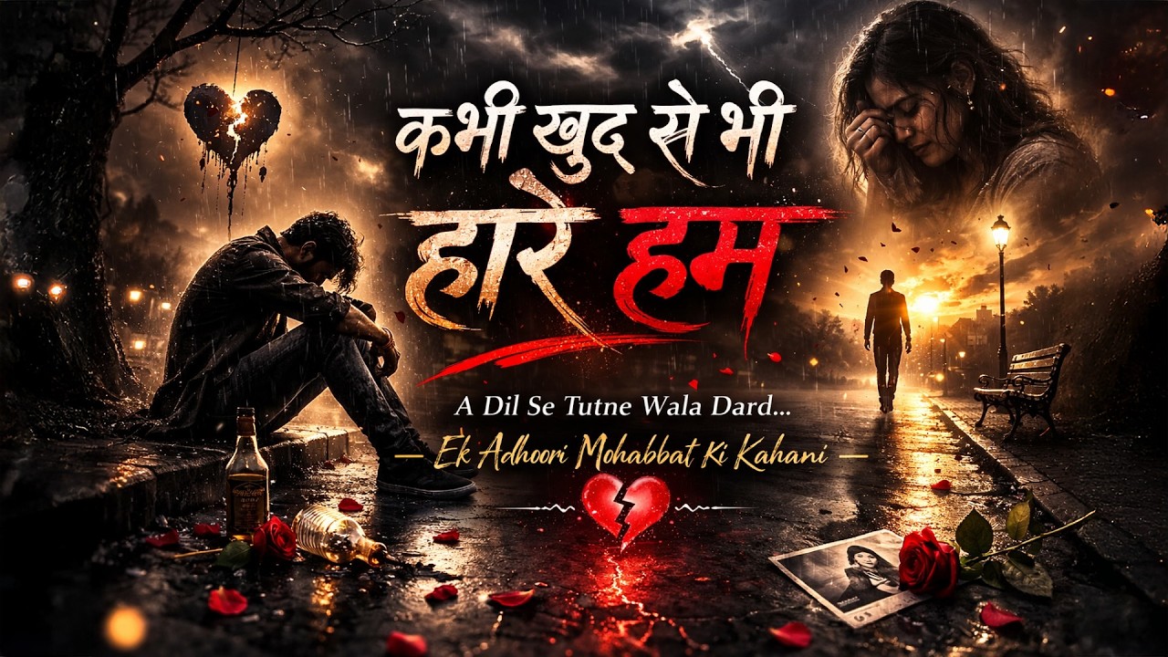 Kabhi Khud Se Bhi Haare Hum 💔 | Heart Touching Sad Song 2026 | Emotional Hindi Breakup Song#SadSong