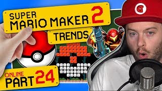 SUPER MARIO MAKER 2 ONLINE 👷 #24: Pokémon fangen & Super Metroid Level