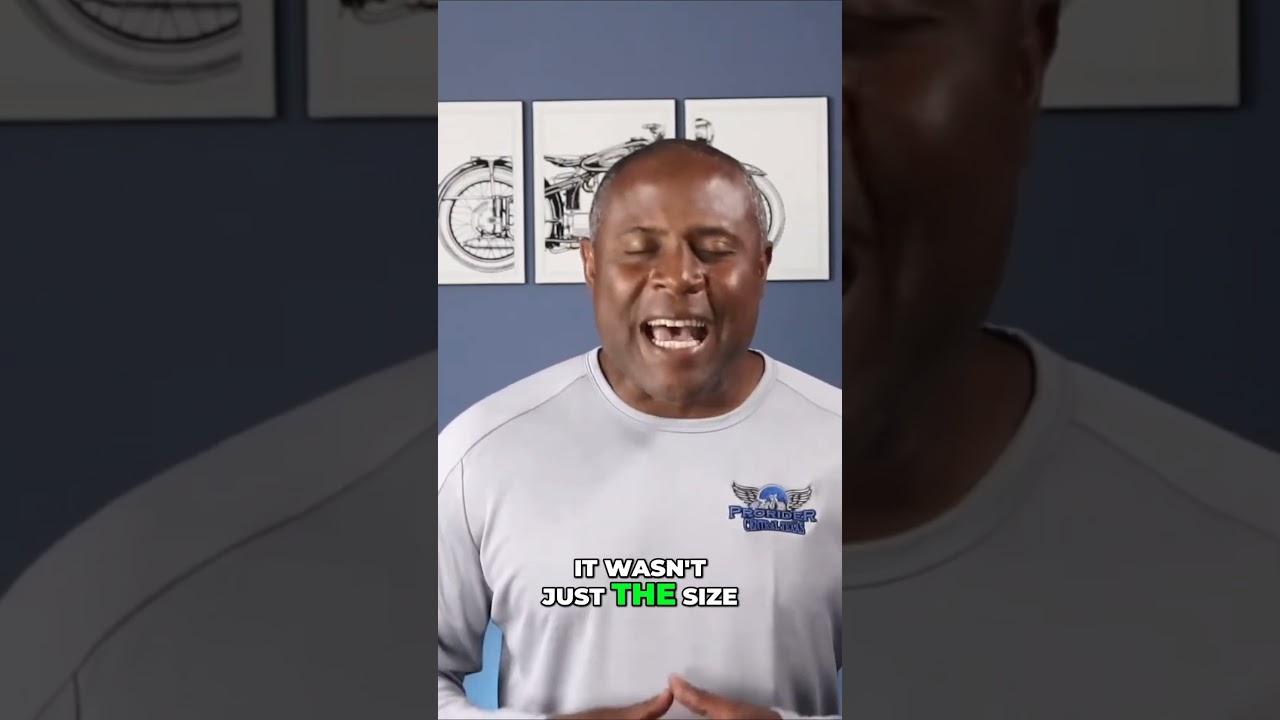 The Truth About Dropping Your Bike When Stopping - Size Doesn't Matter!