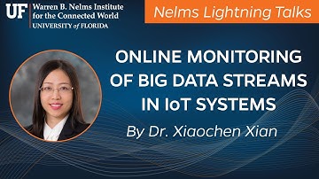 Nelms Lightning Talks - Dr. Xiaochen Xian - Online Monitoring of Big Data Streams in IoT Systems