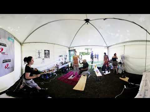 World Bodypainting Festival 2017 – BlackCat BodyArts Interview – 360 3D VR
