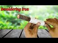 How to make a hot air soldering iron from 12V car cigarette lighter ll How to make De soldering iron